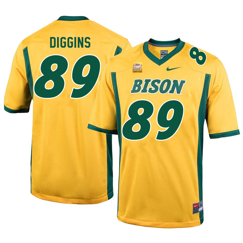 Men #89 Finn Diggins North Dakota State Bison College Football Jerseys Sale-Yellow - Click Image to Close